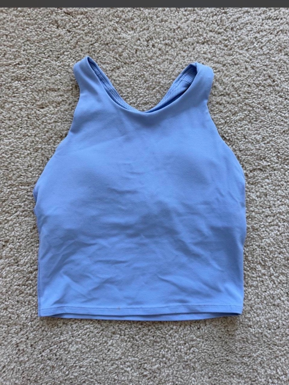 Athleta Girl Racerback Shelf Bra Tank Blue XS